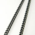 Pure Titanium Necklace Chain IP Grey 45cm Curb (Kihei) 5.6mm Width C45GB