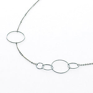 Pure Titanium Necklace Bubble Point N006