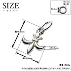 純チタンペンダントトップ ゆり T37