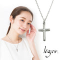 Pure Titanium Necklace Cross T128A45FAJ2