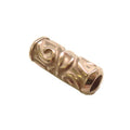 Pure Titanium Pendant Top, Round Bead: L, IP Gold T132P