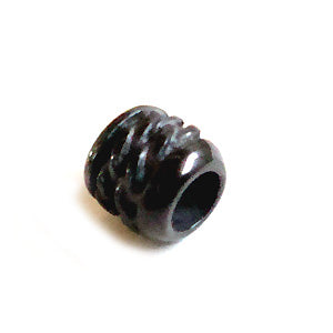 純チタンペンダントトップ ツインループ IPグレー T133G