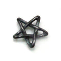 Pure Titanium Pentagon Pendant Top IP Grey T135G