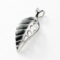 Pure Titanium Pendant Top - Leaf T136