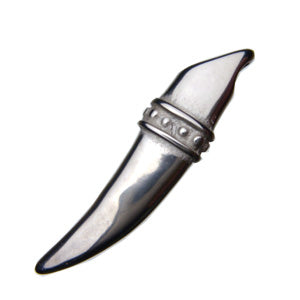 【在庫処分価格】【ゆうパケット送料無料】 純チタンペンダントトップ ホーン T145