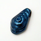 Pure Titanium Pendant Top, Water Surface IP Blue T180BL