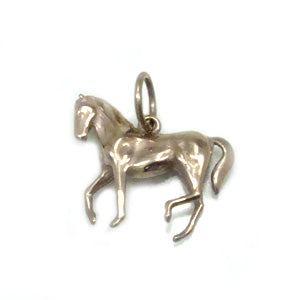 Pure Titanium Pendant Top - Horse/Year of the Horse (Chinese Zodiac) (Animal Series) IP Gold T20P