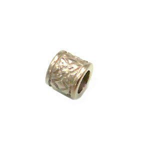 Pure Titanium Pendant Top, Round Beads: Small, IP Gold, T29P