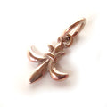 Pure Titanium Pendant Top Lily IP Gold T37P