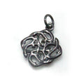 Pure Titanium Pendant Top Arabesque IP Gray T39G