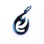 Pure Titanium Pendant Top Anchor IP Blue T55BL