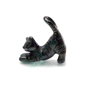 Pure Titanium Pendant Top, Cat (Animal Series) IP Gray T94G