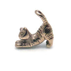 Pure Titanium Pendant Top, Cat (Animal Series), IP Gold T94P
