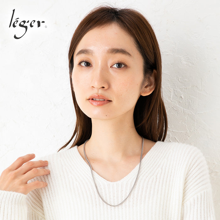 純チタン ネックレス チェーン 55cm キヘイ （ 喜平 ） 3.5mm幅 D55F