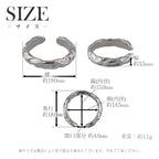 純チタン イヤーカフ アラベスク 片耳用 ECF002