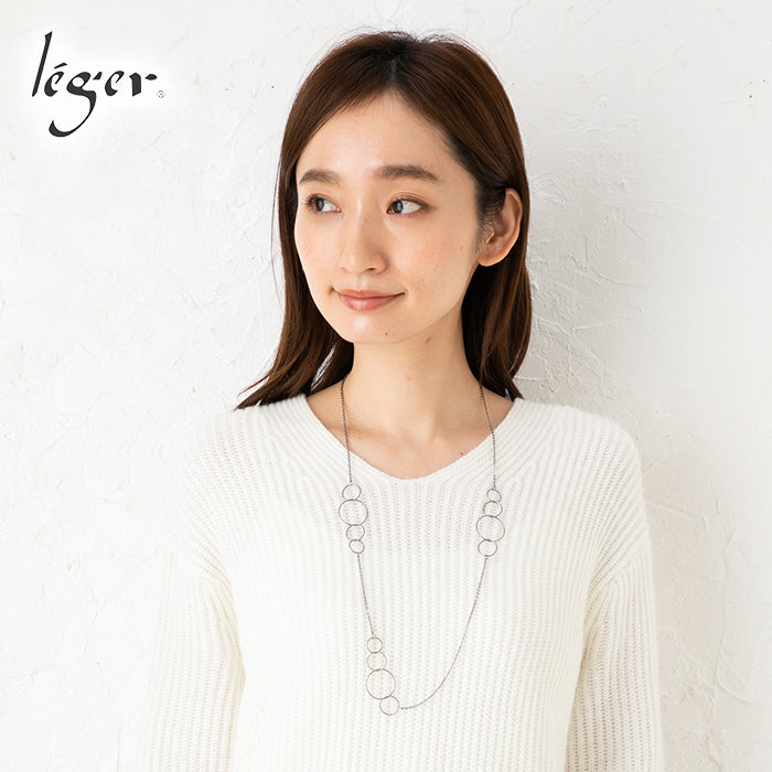 純チタン ネックレス バブルスリー 80cm N026