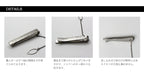 純チタンネクタイピン 丸槌目 NTP04