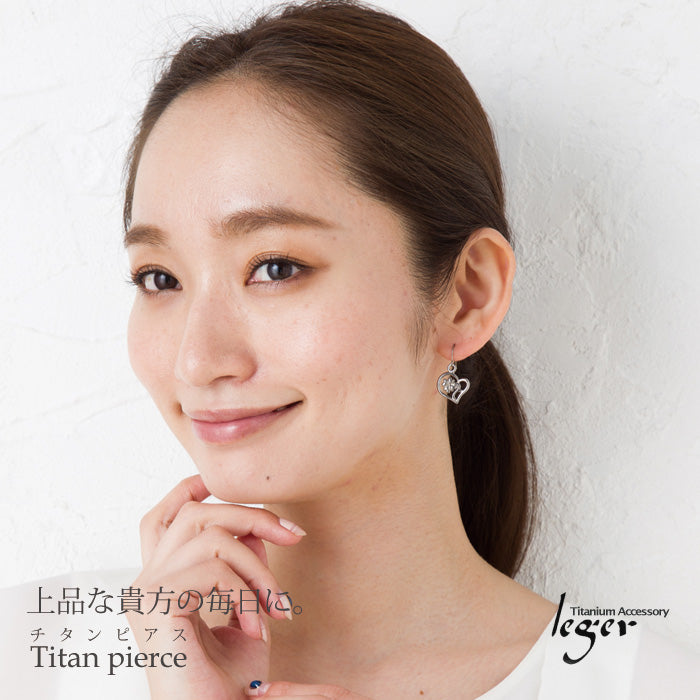 純チタンピアス（フック）フォーリーブス PF110pair