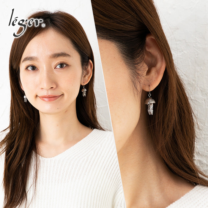 純チタン ピアス （ フック ） みずくらげ PF283pair