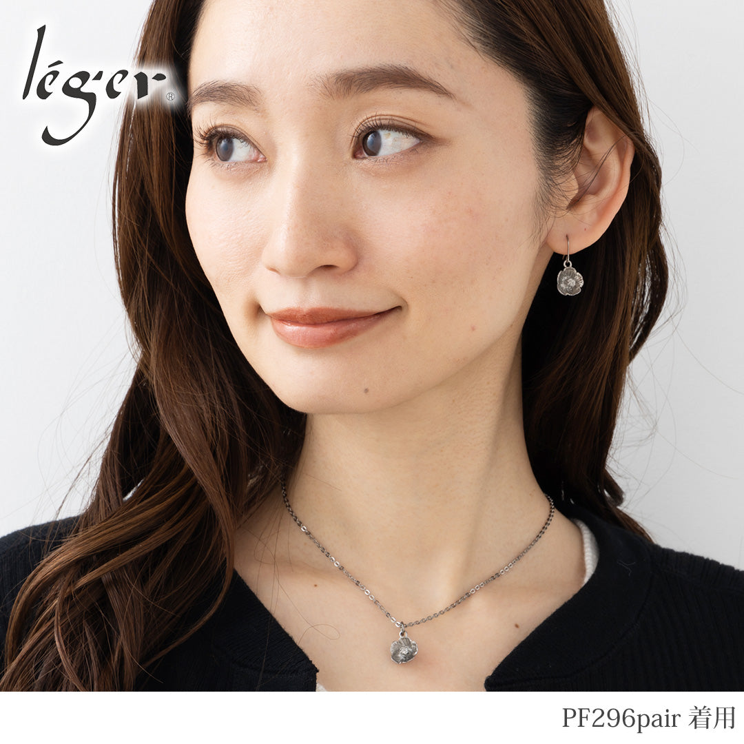 純チタンピアス つばき フック 6mm PF296pair
