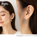 純チタン ピアス フック 両耳 ダイナソーズ PF300pair
