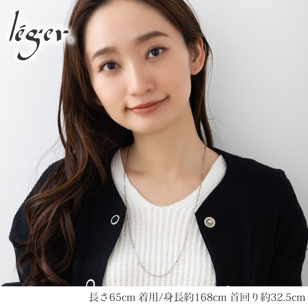 純チタン ネックレス チェーン 65cm 小判 2.0mm幅 AO65F