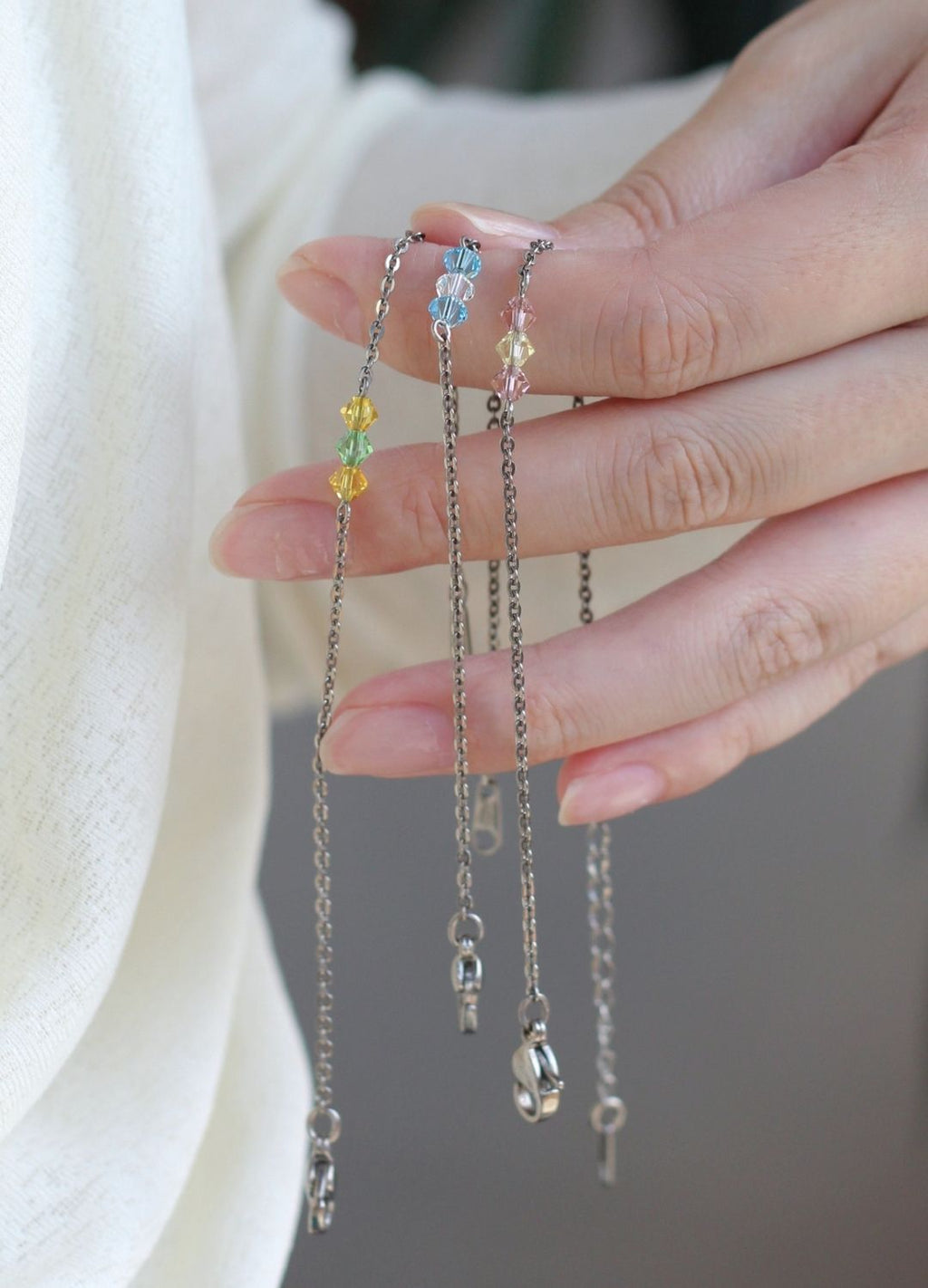 純チタンチェーンブレスレット　ルーセントブレス BR0260107