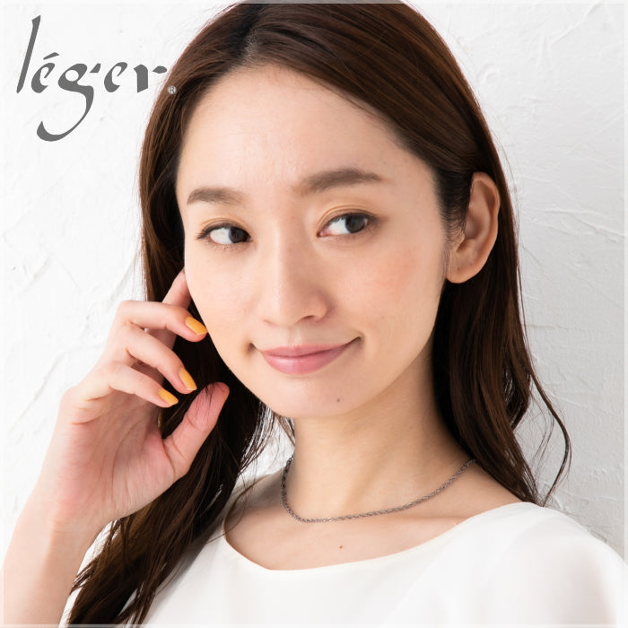 純チタン ネックレス チェーン 40cm スクリュー 2.2mm幅 BS40F