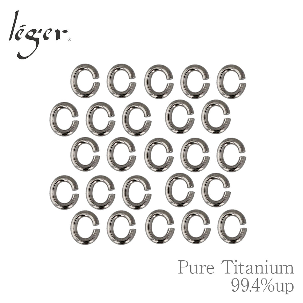 純チタンＣカン1（線径：約1.0mm/25個セット） C1-5