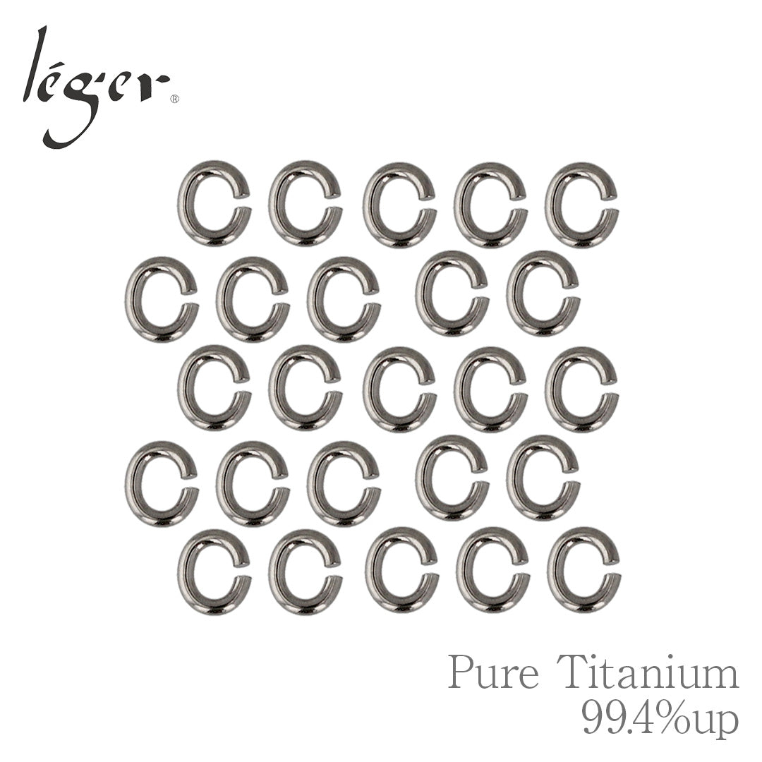 純チタンＣカン1（線径：約1.0mm/25個セット） C1-5