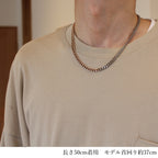 純チタン チェーン バイカラー IPゴールド 50cm キヘイ （ 喜平 ） 5.6mm幅 C50M-BCP