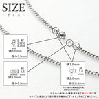 純チタン ネックレス チェーン 45cm キヘイ （ 喜平 ） 3.5mm幅 D45F