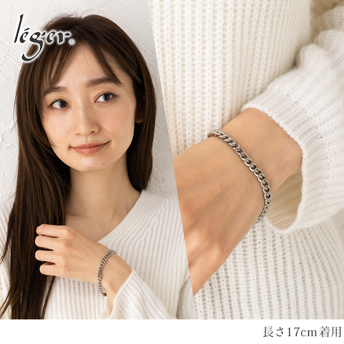 純チタン ブレスレット 19cm キヘイ （ 喜平 ） 5.9mm幅 CV19B