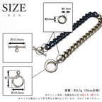 純チタン ブレスレット バイカラー IPブルー 16cm 〜 20cm キヘイ （ 喜平 ） 5.6mm幅 CV20M-BCB