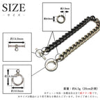 純チタン ブレスレット バイカラー IPグレー 16cm 〜 20cm キヘイ （ 喜平 ） 5.6mm幅 CV20M-BCG