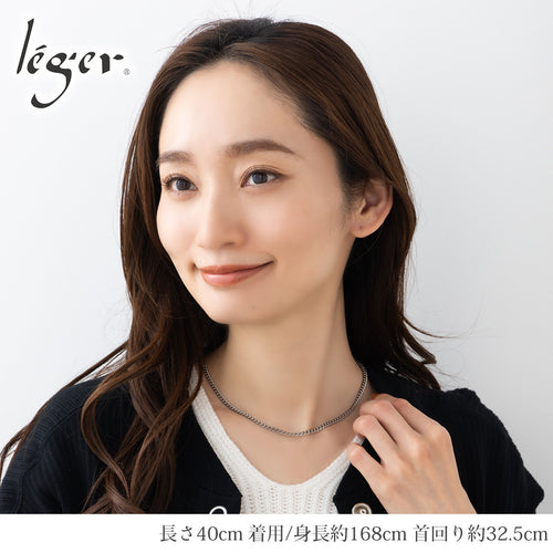 純チタン ネックレス チェーン 40cm キヘイ （ 喜平 ） 3.5mm幅 D40F