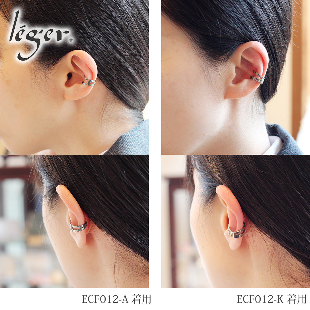 純チタン イヤーカフ アルファベット A K M S T Y 片耳用 ECF012