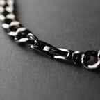 Pure Titanium Necklace Chain 50cm Curb 8.7mm Wide G50B