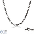 Pure Titanium Necklace Chain 50cm Oval 4.0mm Width O50F