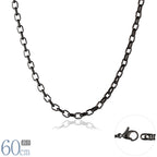 Pure Titanium Necklace Chain 50cm Oval 4.0mm Width O50F