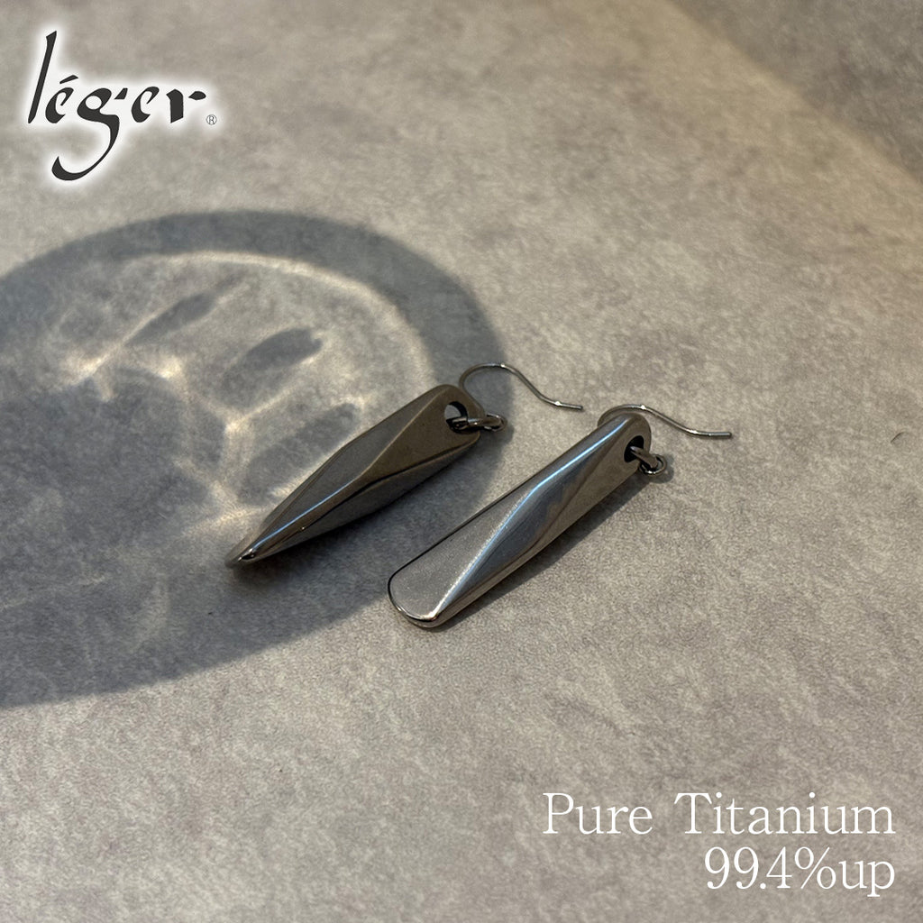 純チタン ピアス ロタシオン フック 6mm PF295pair