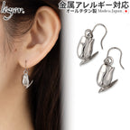 Pure Titanium Tulip Hook Earrings 6mm PF299pair