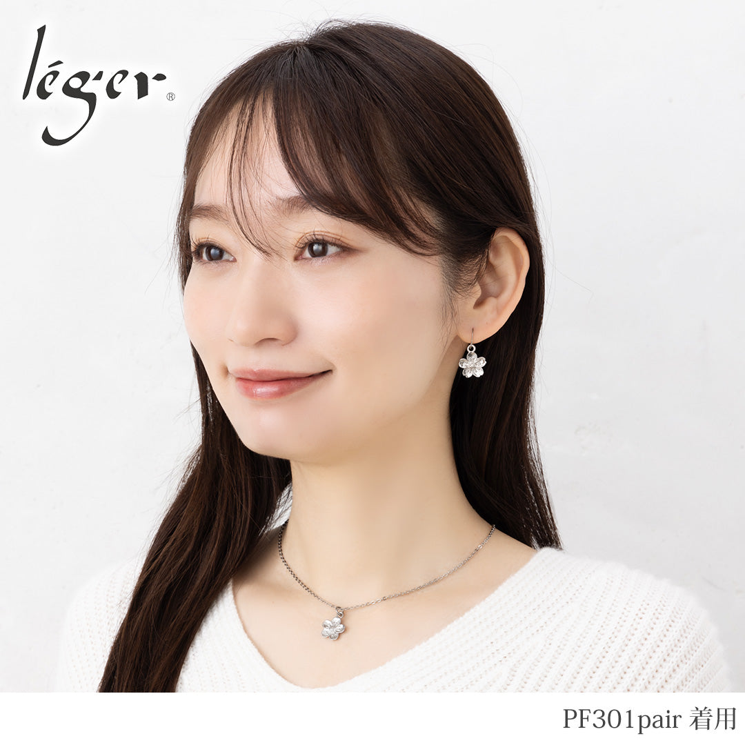 純チタン ピアス さくら フック 6mm PF301pair