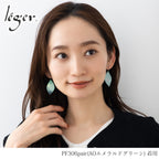 純チタン ピアス プレート フック 両耳 PF306AOpair