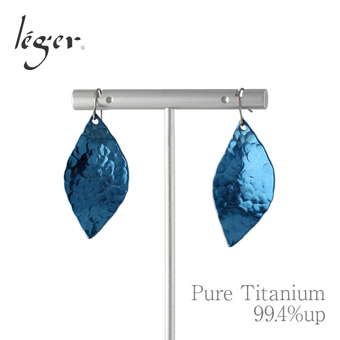 純チタン ピアス プレート フック 両耳 PF306AOpair