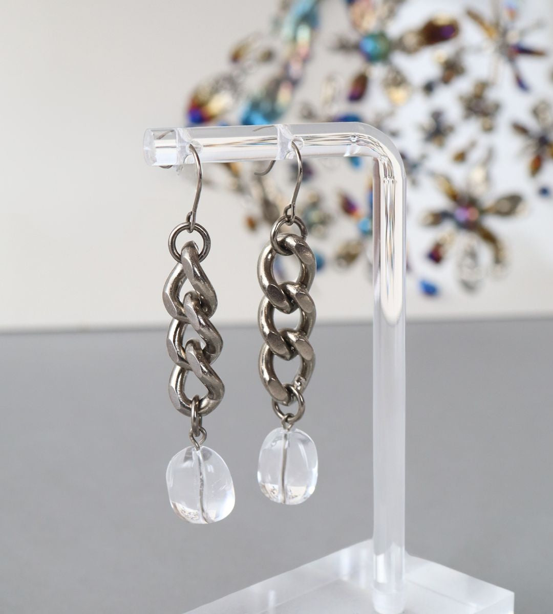 純チタン ピアス プリズムリンク01 フック 6mm PF318pair