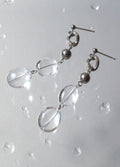 純チタン ピアス プリズムリンク03 ポスト 7mm 両耳 PP319pair