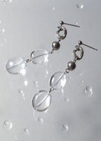 純チタン ピアス プリズムリンク03 ポスト 7mm 両耳 PP319pair