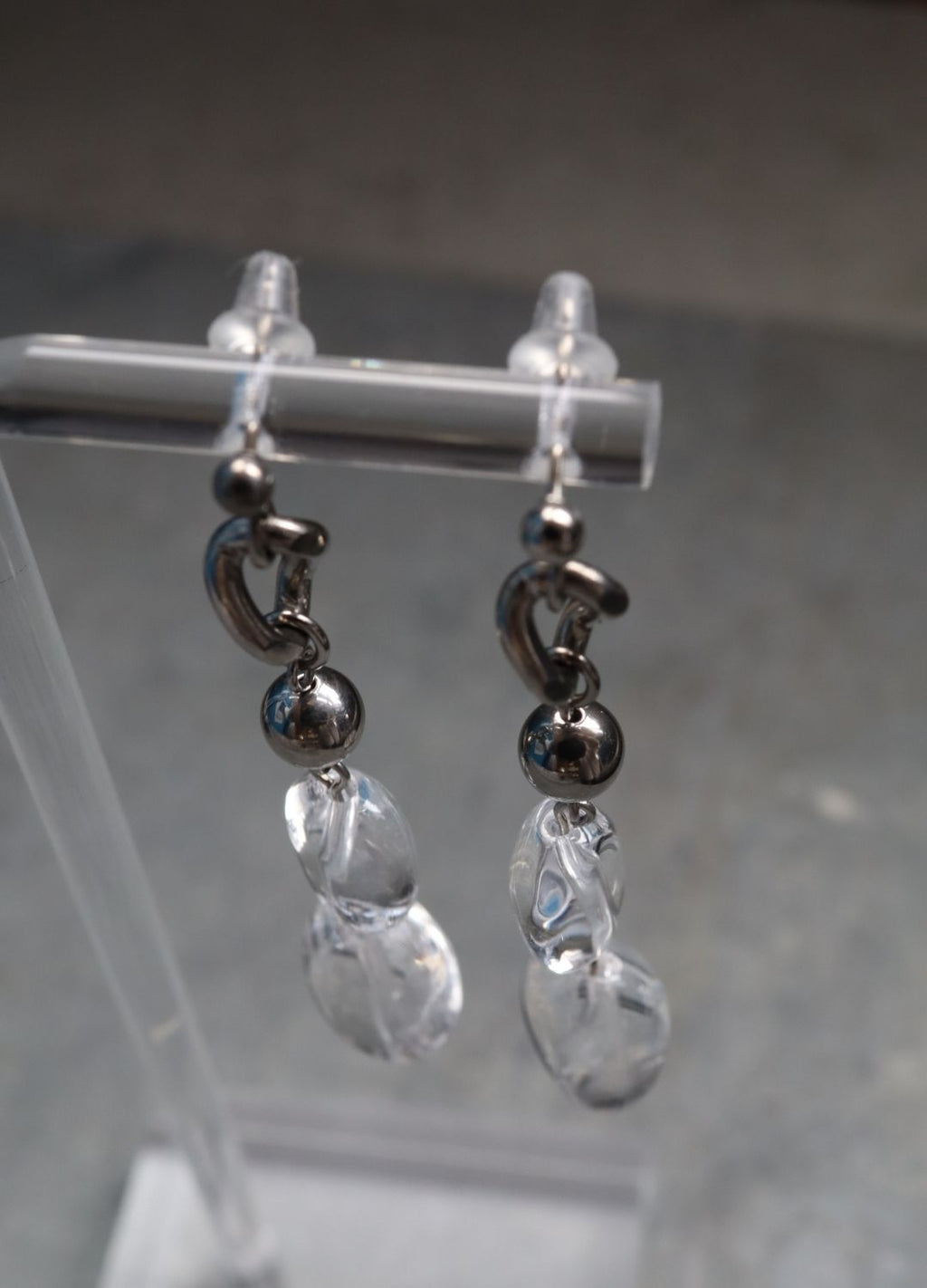 純チタン ピアス プリズムリンク03 ポスト 7mm 両耳 PP319pair