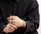 Pure Titanium Ring, Natural, Engraving OK U47